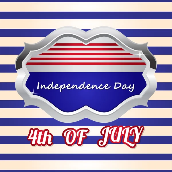 Amerikanska självständighetsdagen — Stock vektor