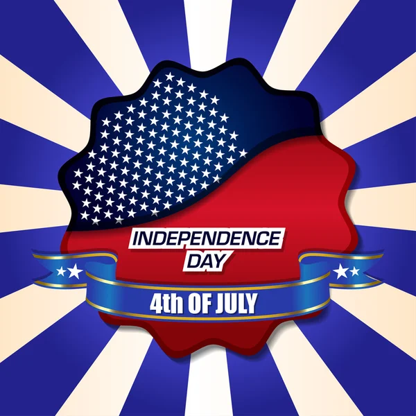 Dia da independência americana — Vetor de Stock