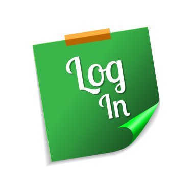 Yeşil yapışkan notlarda oturum