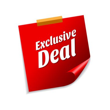 Exclusive Deal Red Sticky Notes