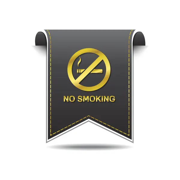 No fumar signo icono de diseño — Archivo Imágenes Vectoriales