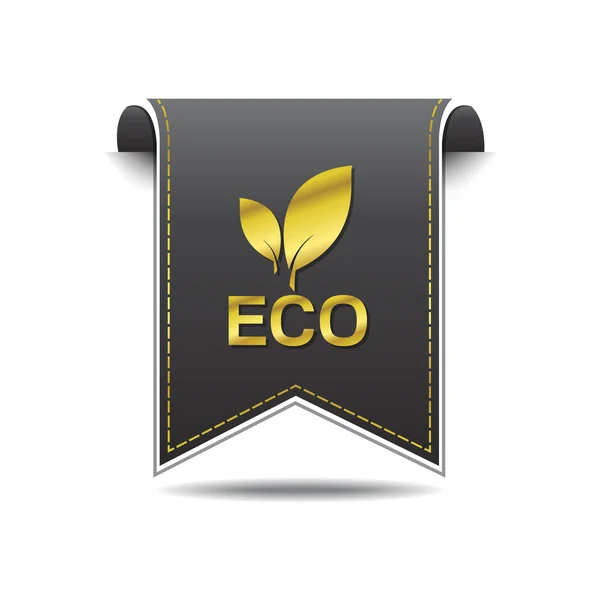 Eco vriendelijke pictogram ontwerp — Stockvector