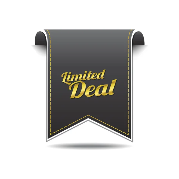 Limited Deal Icon Design — Stock Vector