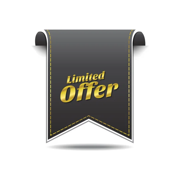 Limited Time Offer Icon Design — Stock Vector