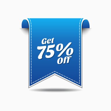 Yüzde 75'i simgesi tasarım almak