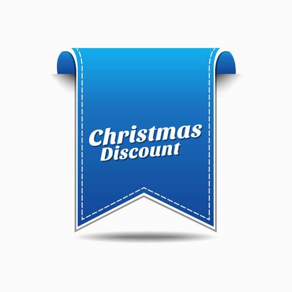 Christmas Discount Icon Design