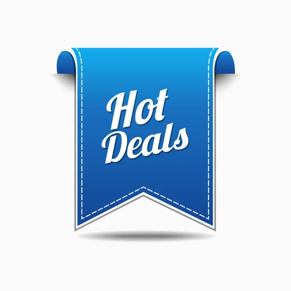 Hot Deals Icon Design — Stock Vector