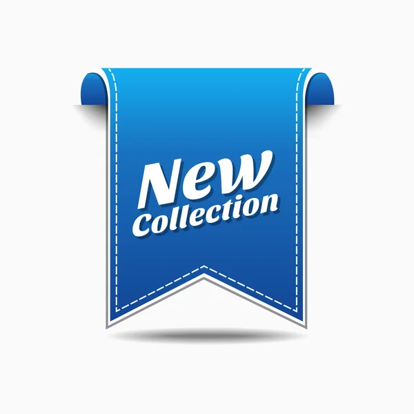 New Blue Label Icon Vector Design — Stock Vector © rizwanali3d #48528791