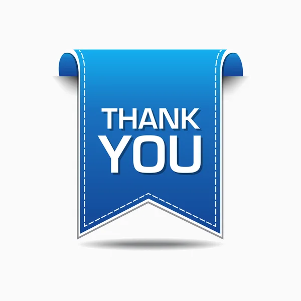 Thank You Icon Design — Stock Vector