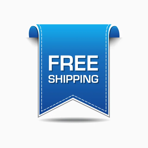 Free Shipping Icon Design — Stock Vector