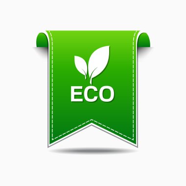 Eco dostu simgesi tasarım