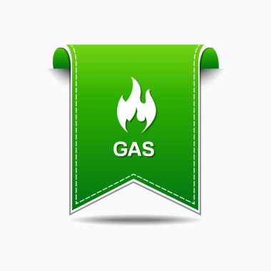 Gaz işareti simgesi tasarım
