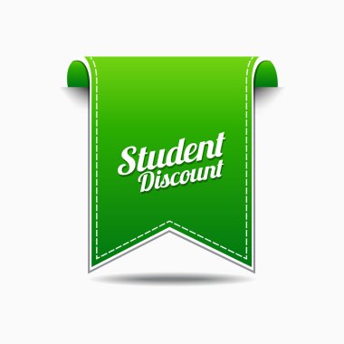 Öğrenci indirim simgesi tasarım