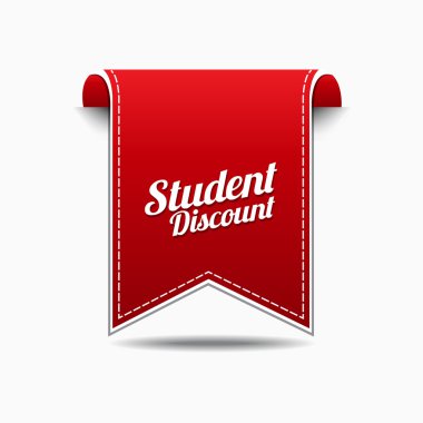 Öğrenci indirim simgesi tasarım