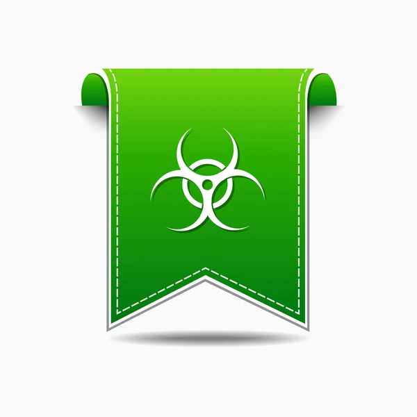Diseño de icono de signo de riesgo biológico — Archivo Imágenes Vectoriales