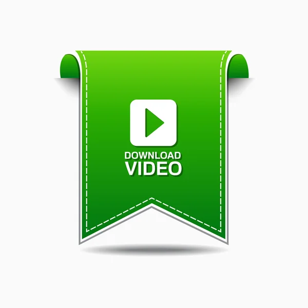 Stáhnout Video Icon Design — Stockový vektor