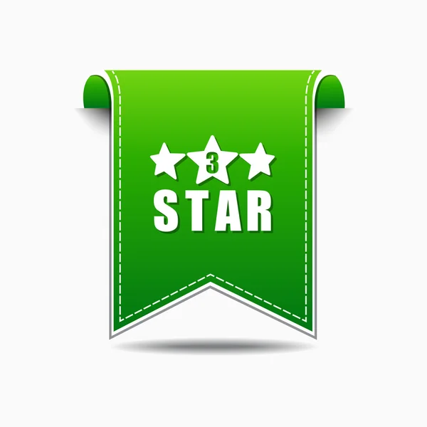 3 Stars Icon Design — Stock Vector