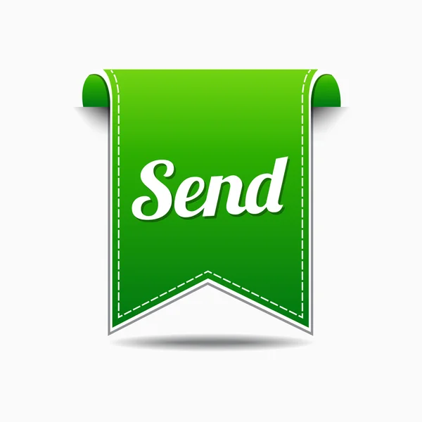 Send Icon Design — Stock Vector