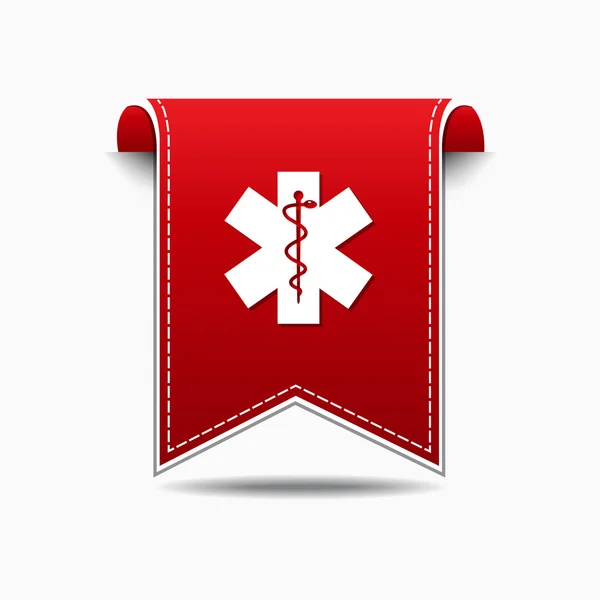 Icona del segno di emergenza sanitaria Design — Vettoriale Stock