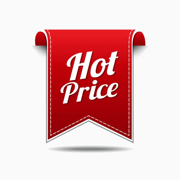 Precio caliente icono de diseño — Vector de stock