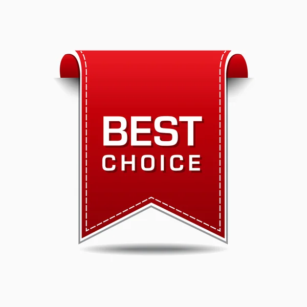 Melhor escolha Icon Design — Vetor de Stock