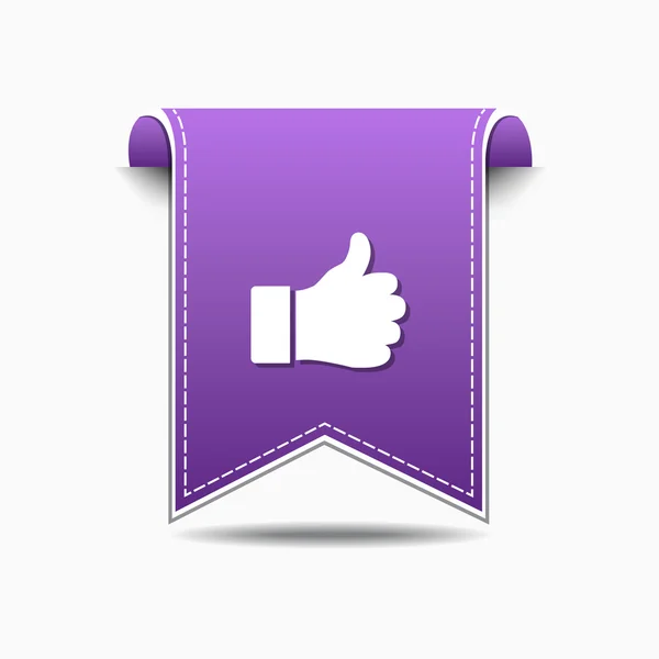 Thumb Up Icon Design — Stock Vector