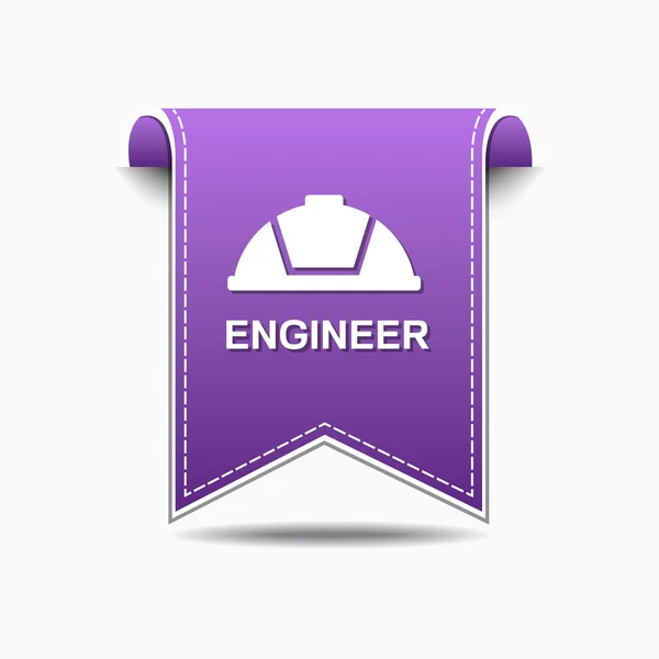 Diseño de Icono de Ingeniero — Vector de stock