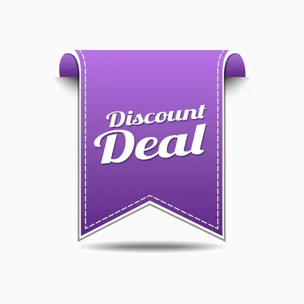 Discount Deal Icon Design — Stock Vector