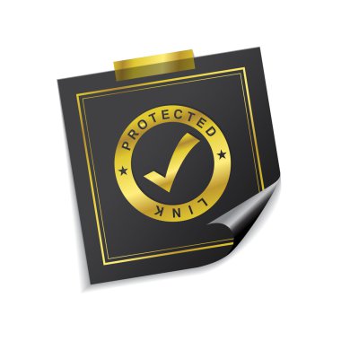 Bağlantı simgesi tasarım korumalı