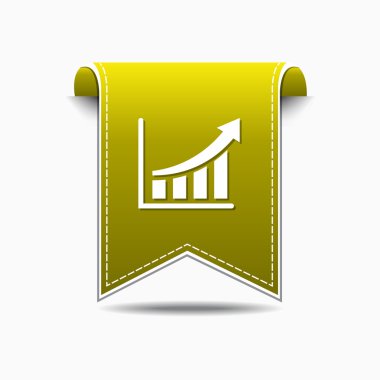 Grafik sarı vektör simgesi tasarım
