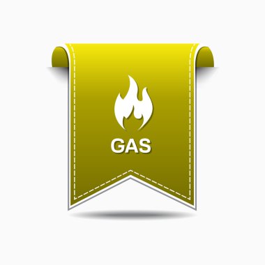 Gaz işareti simgesi tasarım