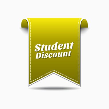 Öğrenci indirim simgesi tasarım