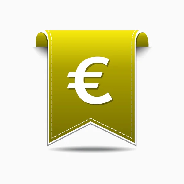 Symboldesign für Euro-Zeichen — Stockvektor