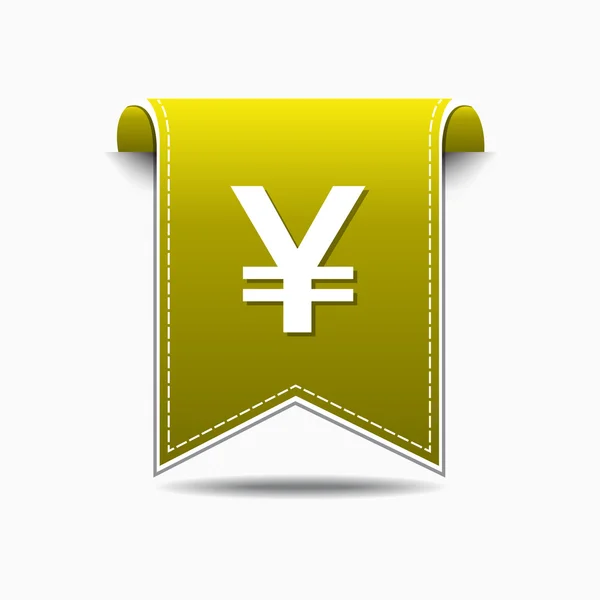 Japonez Yen Icon Design — Vector de stoc