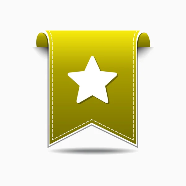 Design de ícone estrela — Vetor de Stock
