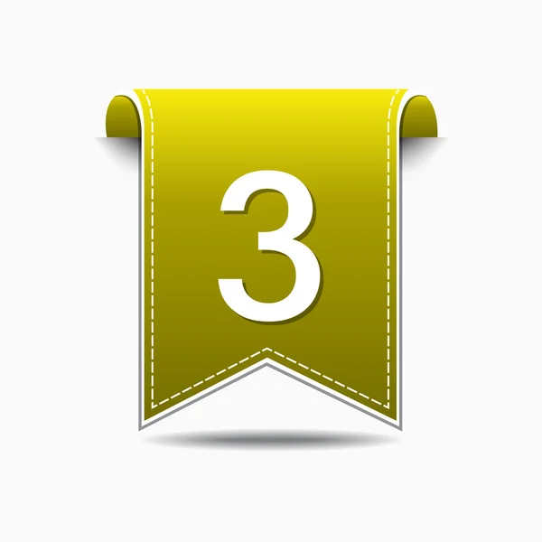 3 numer ikony www — Wektor stockowy