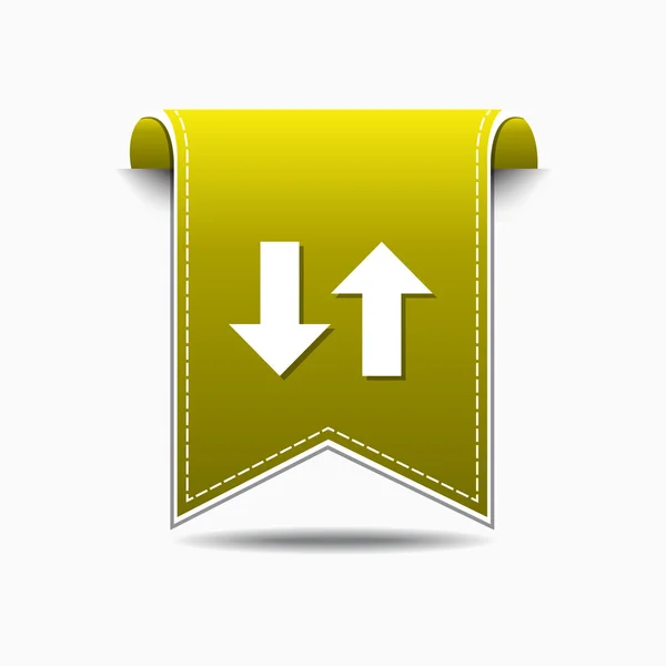 Up Down Arrows Icon Design — Stock Vector