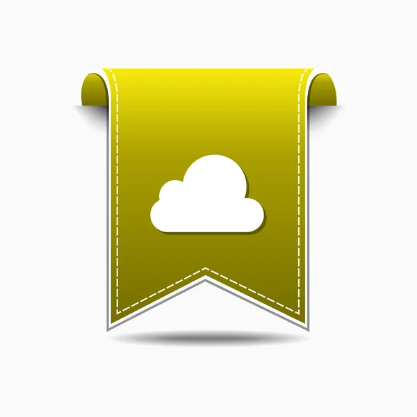 Design von Cloud-Icons — Stockvektor