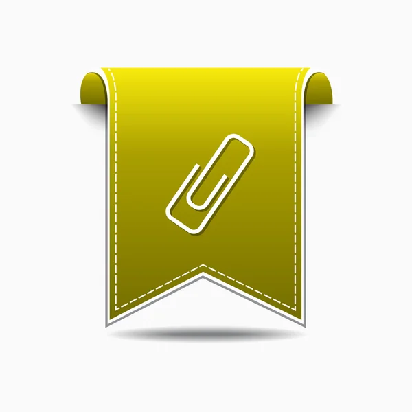 Design de ícone de clipe de papel —  Vetores de Stock