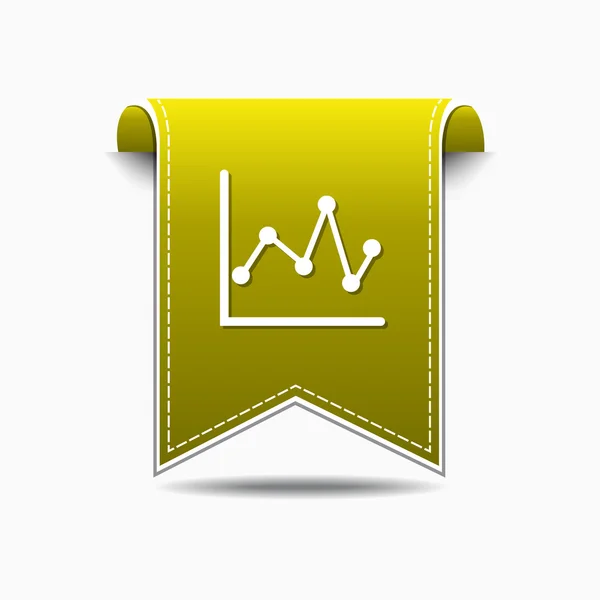 Graph Icon Design — Stock Vector
