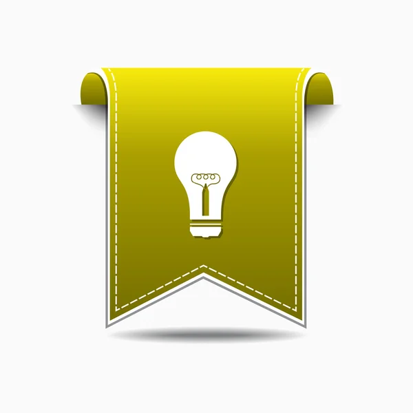 Glödlampa ikon Design — Stock vektor