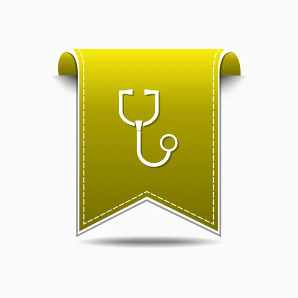 Stethoscope Icon Design — Stock Vector