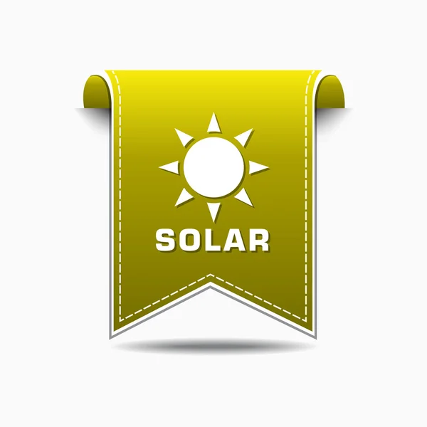 Solar ikon tervezés — Stock Vector