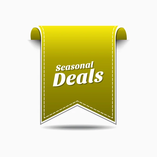 Seasonal Deals Icon Design — Stock Vector