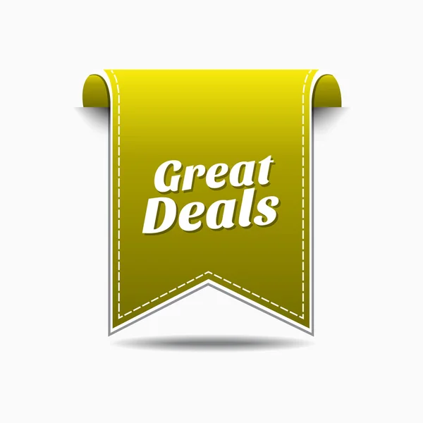 Great Deals Icon Design — Stock Vector