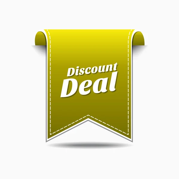 Discount Deal Icône Design — Image vectorielle