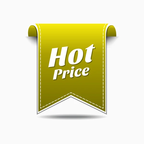 Hot Price Icon Design — Stock Vector