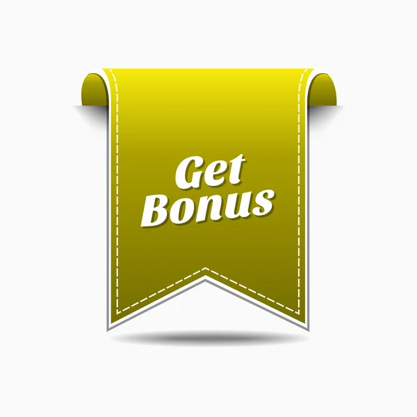 Get Bonus Icon Design — Stock Vector