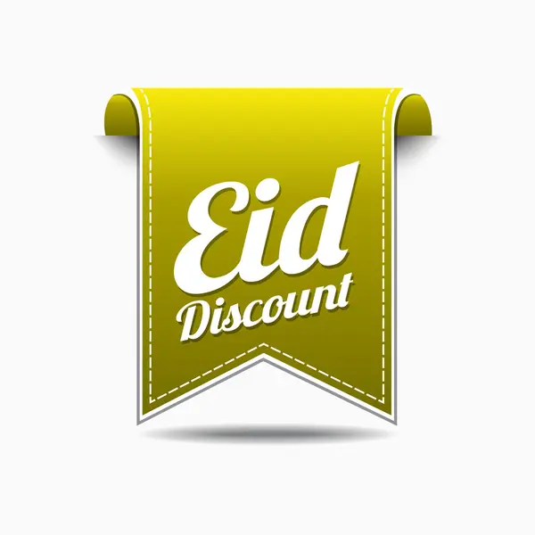 Eid Discount Icon Design — Stockvektor