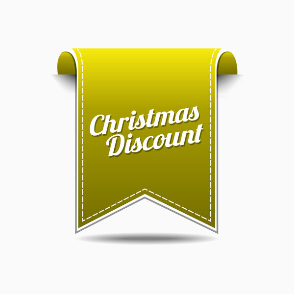 Christmas Discount Icon Design